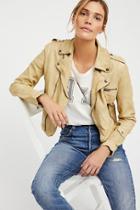 Josey Moto Leather Jacket By Jakett At Free People